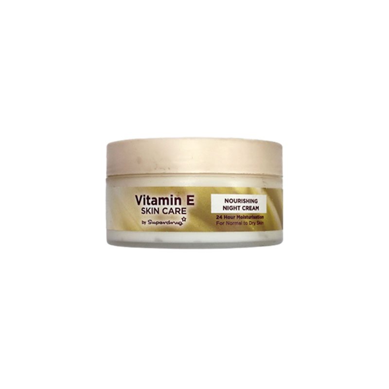 Superdrug Skincare Vitamin E Nourishing Night Cream For Normal to Dry Skin 100ml