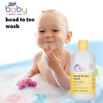 Boots Baby Head to Toe Wash (500ml)