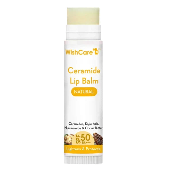 Wishcare Ceramide Lip Balm with SPF 50 PA+++ (Natural)