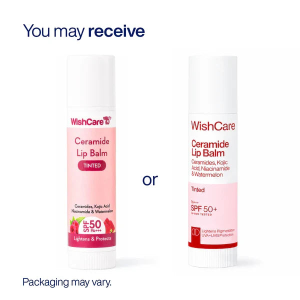 Wishcare Ceramide Lip Balm with SPF 50 PA++++ 5g (Tinted)
