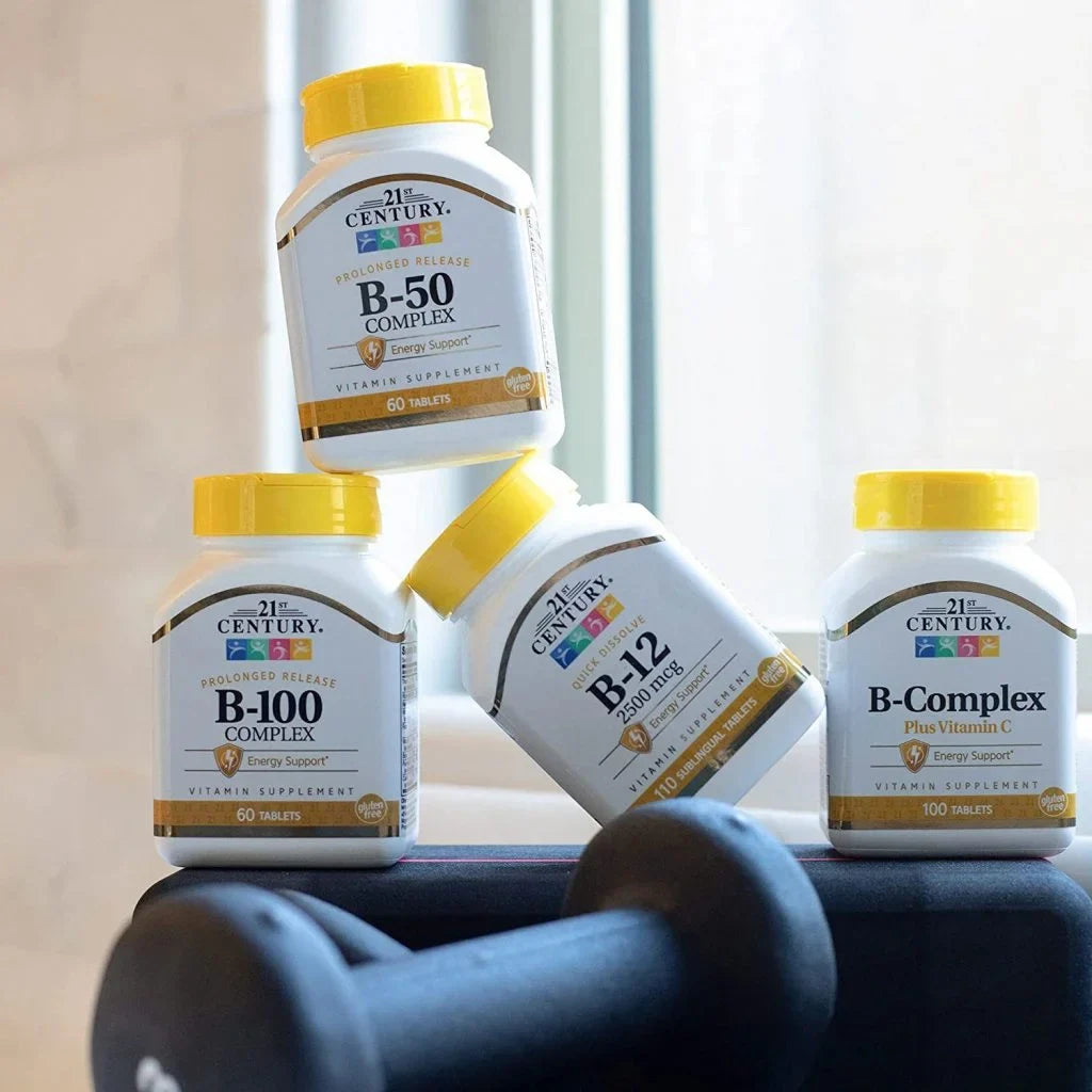 21st Century B-Complex Plus Vitamin C – 100 Tablets