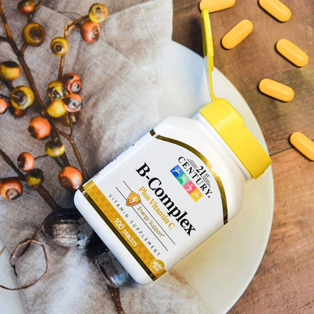 21st Century B-Complex Plus Vitamin C – 100 Tablets