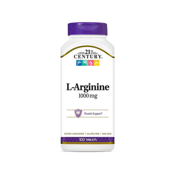 21st Century L-Arginine 1000 mg – 100 Tablets