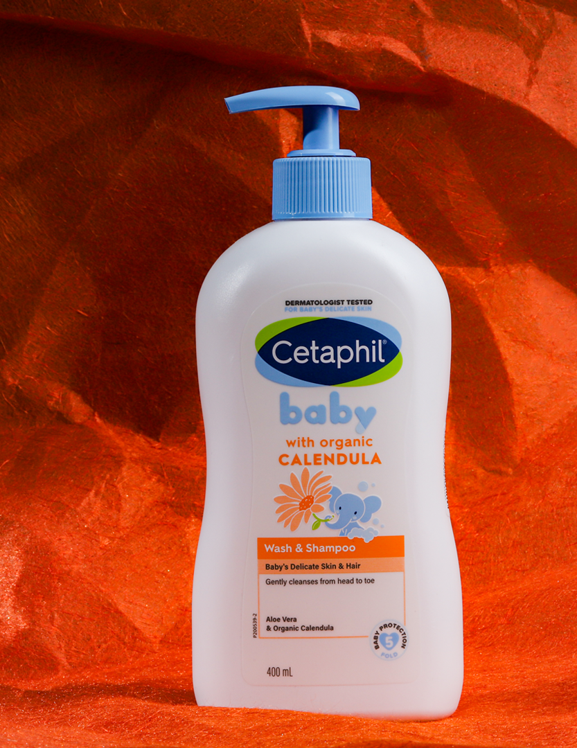 Cetaphil Baby Wash & Shampoo With Organic Calendula (400ml)