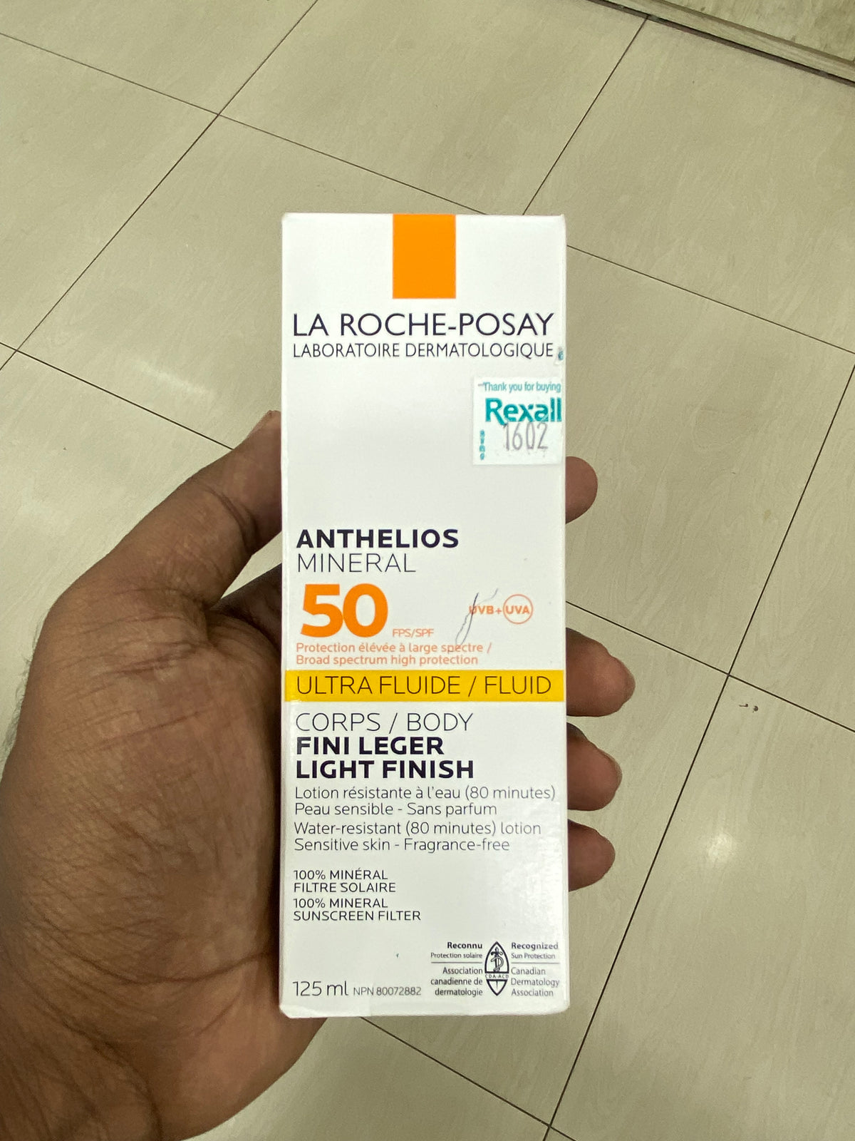 La Roche-Posay Anthelios Mineral Ultra-Fluid Body Lotion SPF 50 (125 mL)