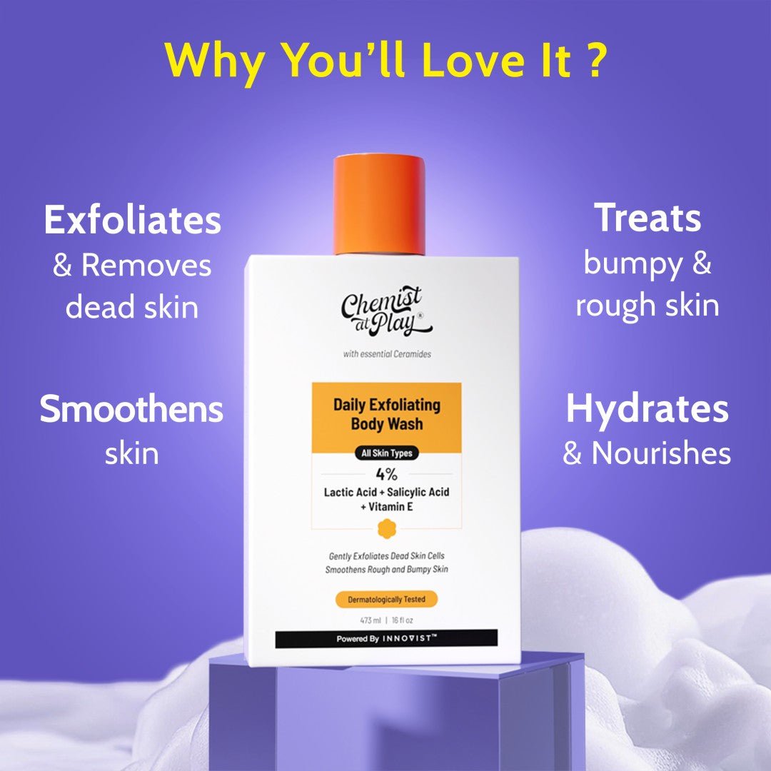 Chemist at play Exfoliating Body Wash with Lactic Acid 236 ml