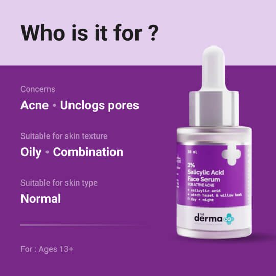 2% Salicylic Acid Face Serum for Acne & Acne Marks-30 ml