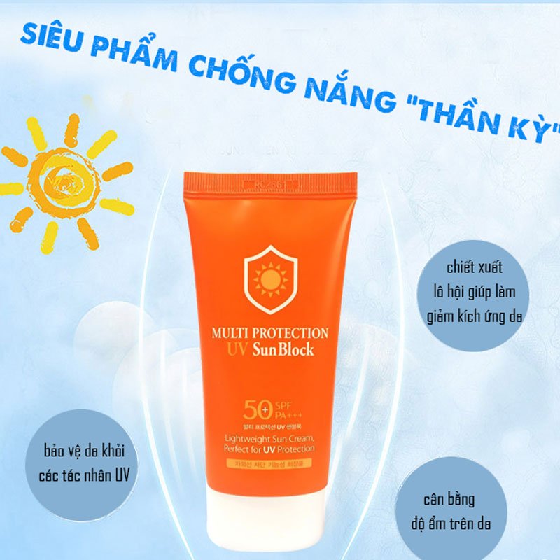 3W Clinic Multi Protection UV Sun Block SPF 50+/PA+++ (70ml)