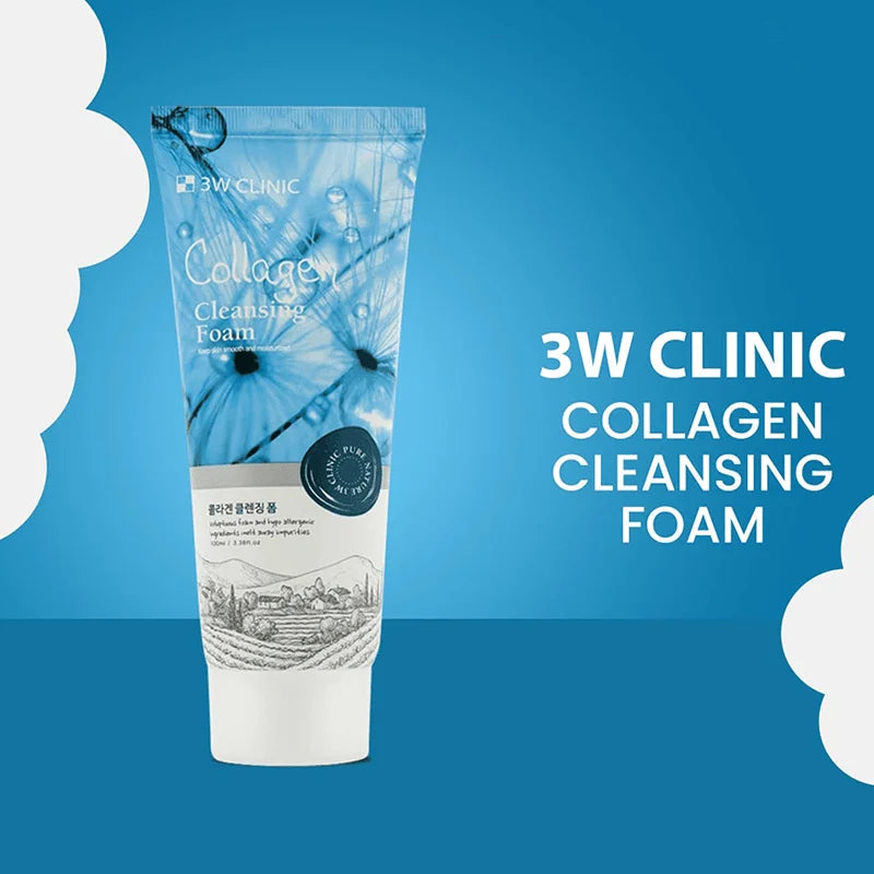 3W Clinic Collagen Foam Cleansing