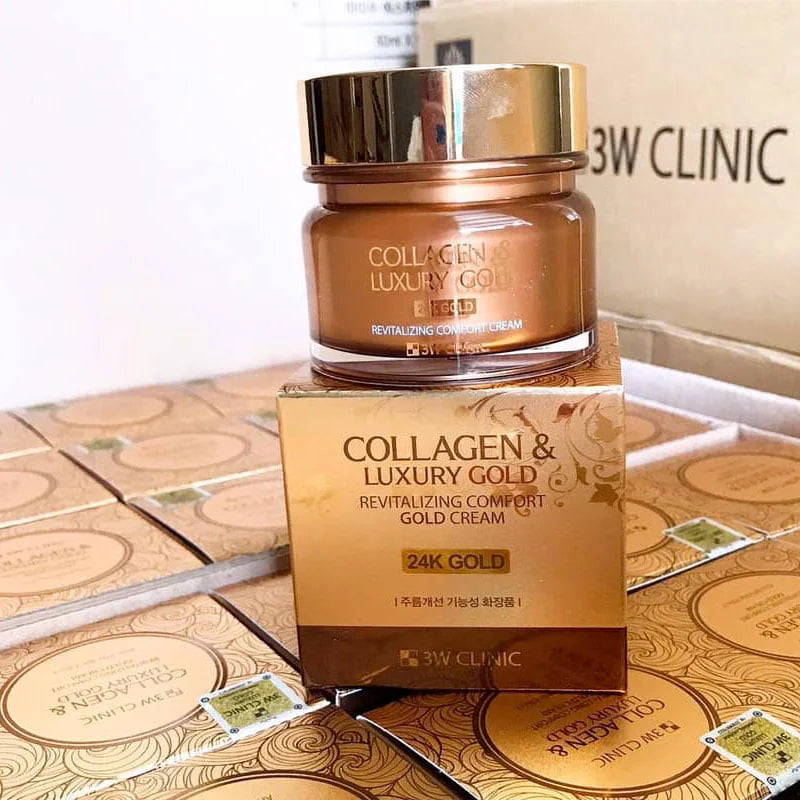 3W Clinic Collagen & Luxury Gold Cream – 100ml