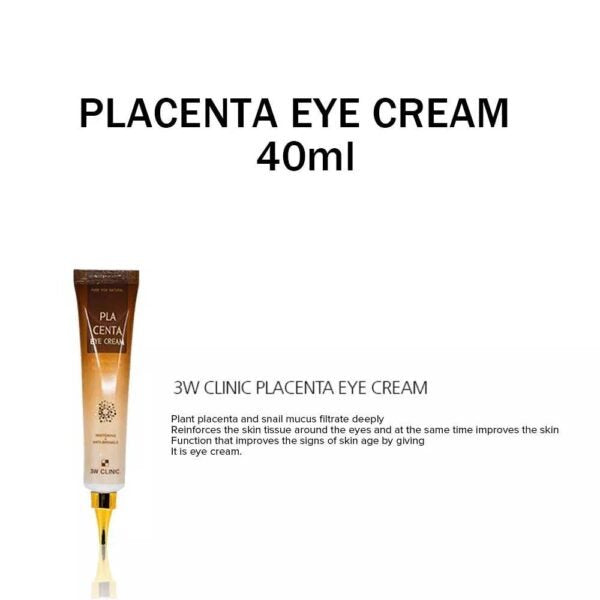 3W Clinic Placenta Eye Cream – 40ml