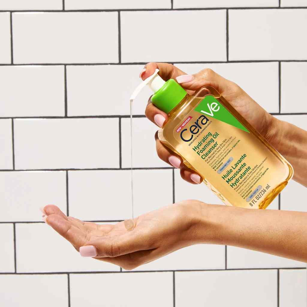 Cerave hydrating foaming oil cleanser 236ml