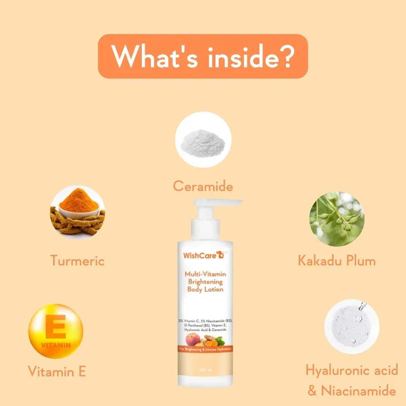 Wishcare Multi Vitamin Brightening Body Lotion - 200ml