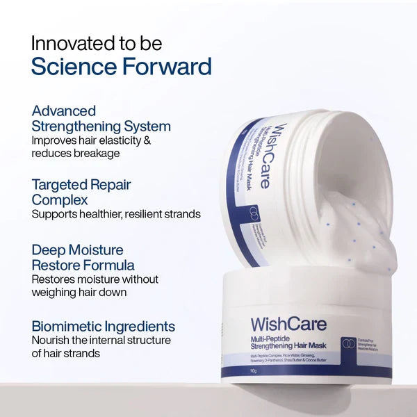 WishCare Multi-Peptide Strengthening Hair Mask 110g