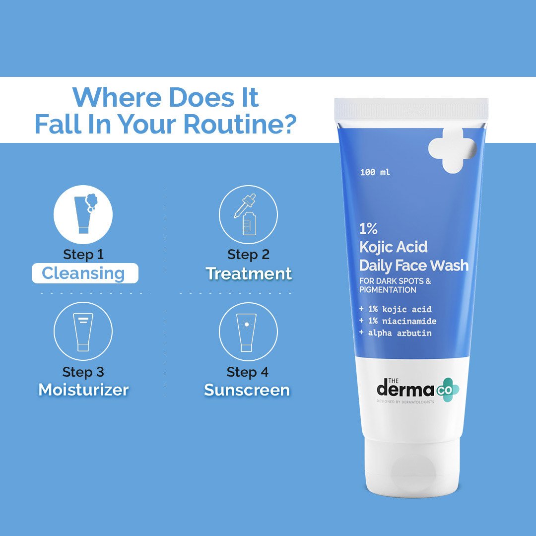 The Derma co. 1% Kojic Acid Face Wash 100ml