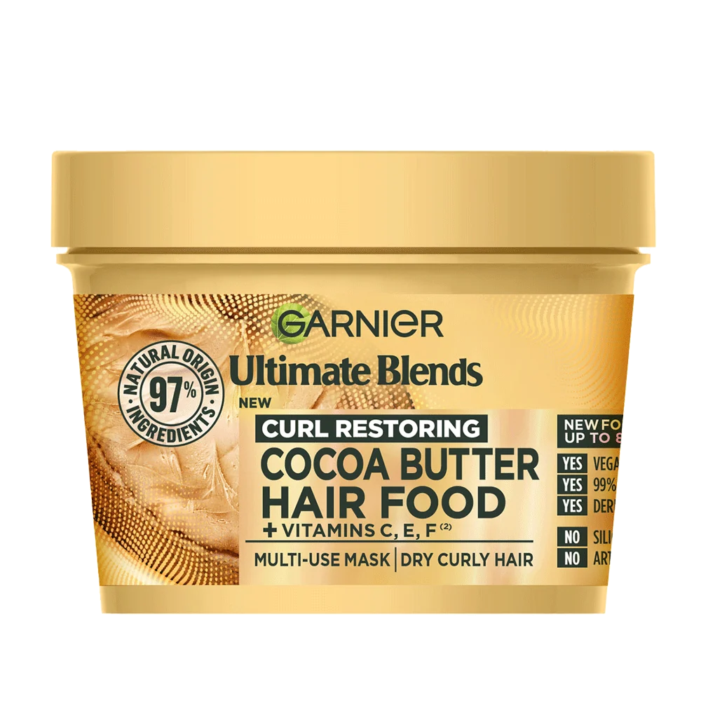 Garnier Ultimate Blends CurlRestoring Hair Food Cocoa Butter & Jojoba Oil 390ml