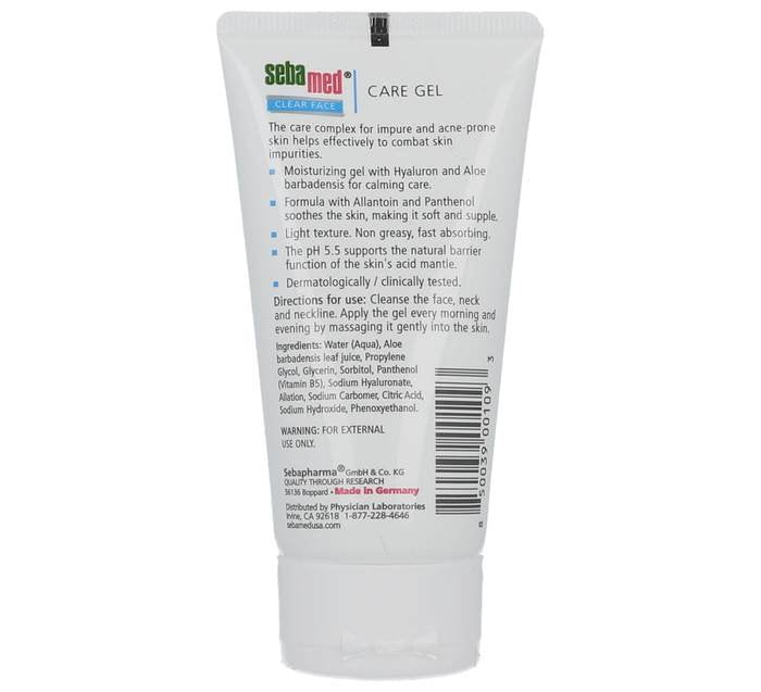 Sebamed Clear Face Care Gel 50ml