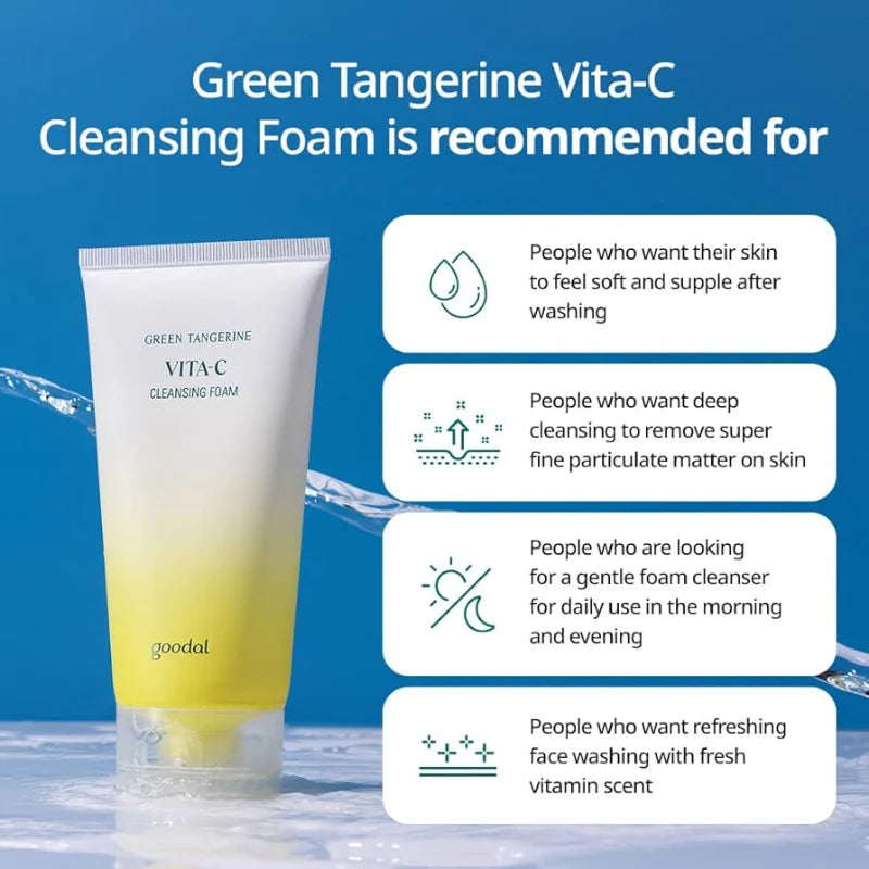 Goodal Green Tangerine vita c cleansing foam 150ml