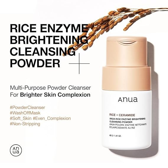 ANUA RICE ENZYME BRIGHTENING CLEANSING POWDER 40gm