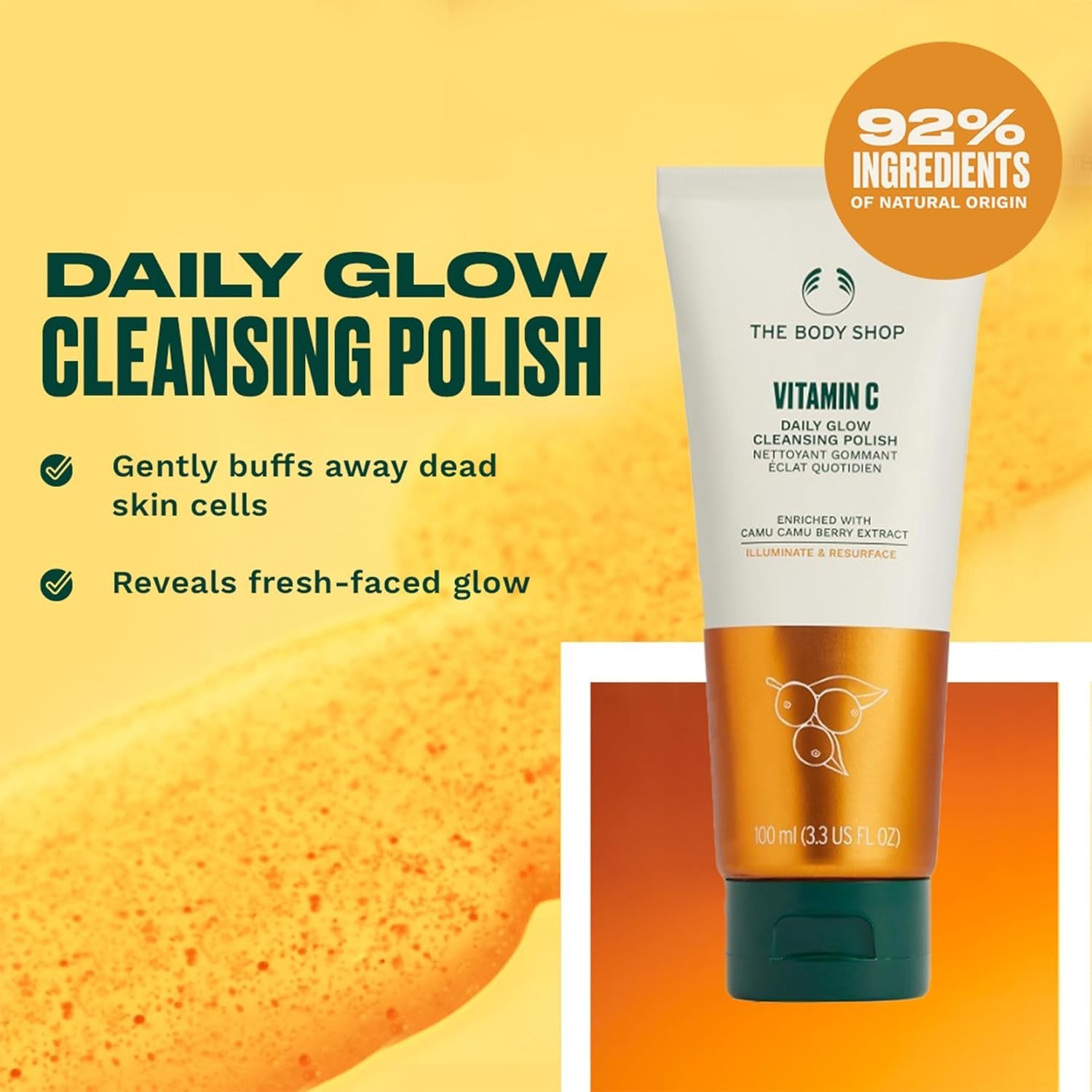 The Body Shop Vitamin C Daily Glow Cleansing Polish 100 ml