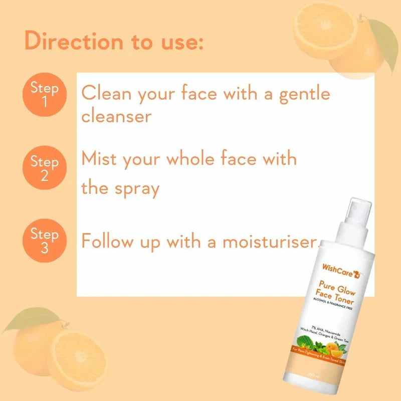 Wishcare Pure Glow AHA Toner - 200ml