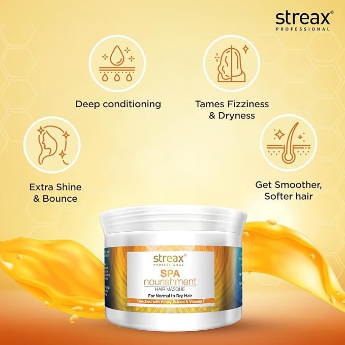 Streax Professional SPA Nourishment Hair Masque, 500ml