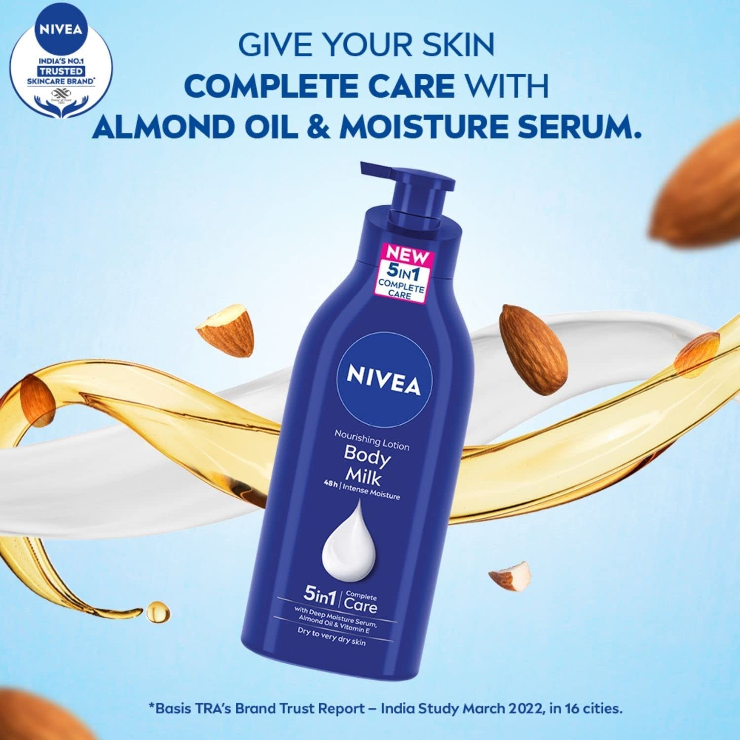 NIVEA Nourishing Body Milk Lotion 600ml