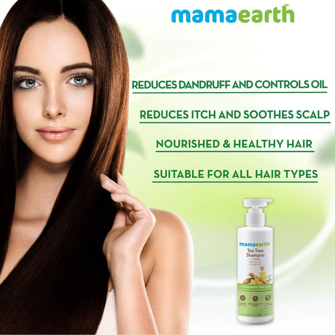 Mamaearth Tea Tree Anti Dandruff Shampo 250ml