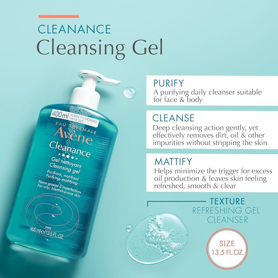 Avene cleanance cleansing gel 400ml