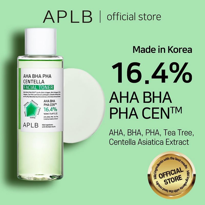 APLB AHA BHA PHA Centella Facial Toner 160ml