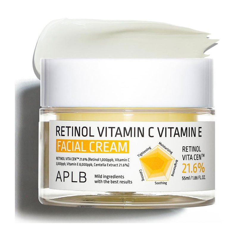 APLB  Retinol Vitamin C Vitamin E Facial Cream 55ml