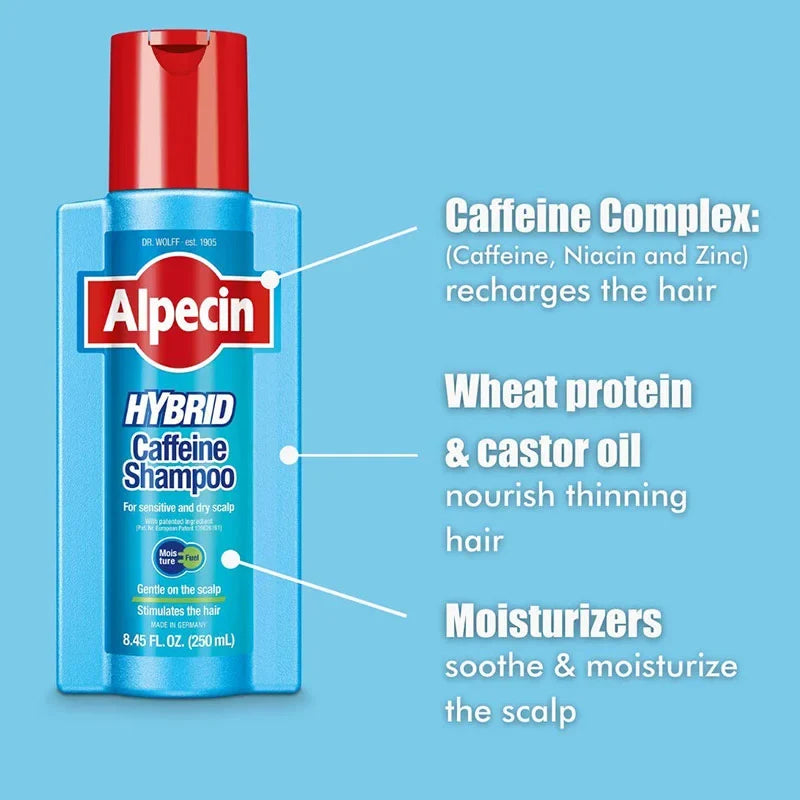 Alpecin Hybrid Caffeine Shampoo – 250ml