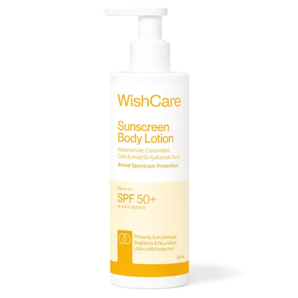 WishCare SPF 50 Sunscreen Body Lotion PA+++ 200ml
