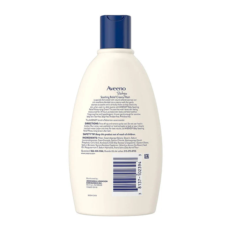 Aveeno Baby Soothing Relief Creamy Wash – 236ml