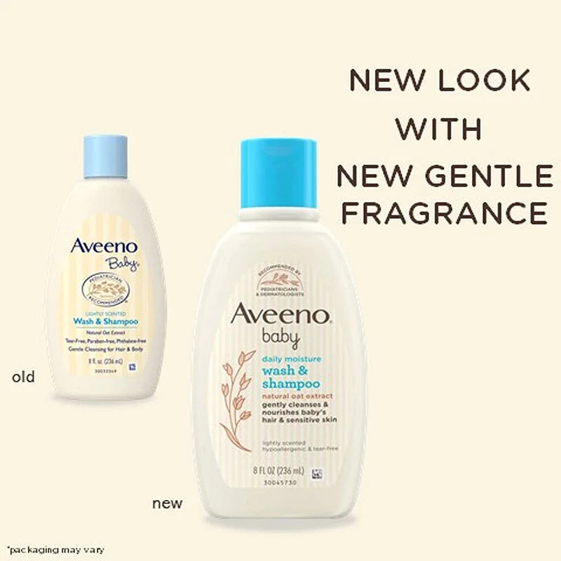 Aveeno Baby Wash & Shampoo – 236ml