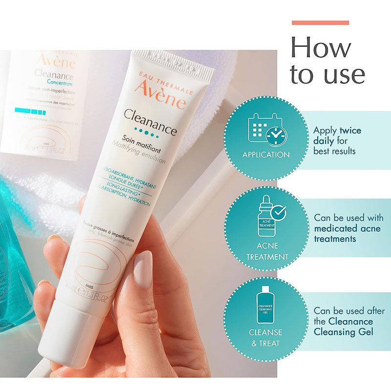 Avene Cleanance Mattifying Emulsion – 40ml
