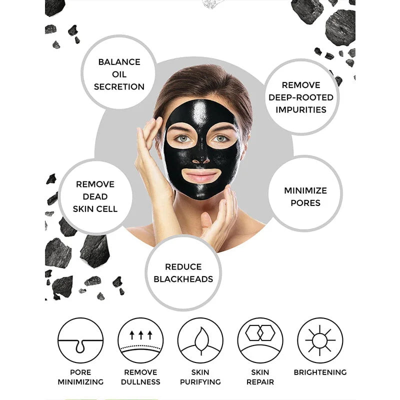 Beauty Formulas With Activated Charcoal Clay Mask – 100ml