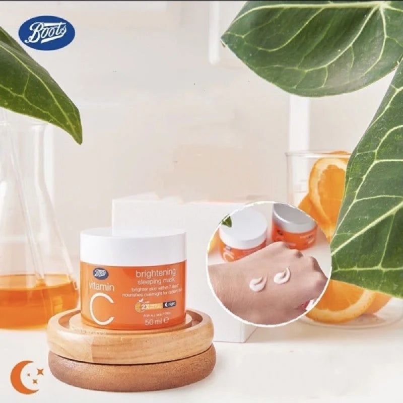 Boots – Vitamin C Brightening Sleeping Mask Night For All Skin Types – 50 ml