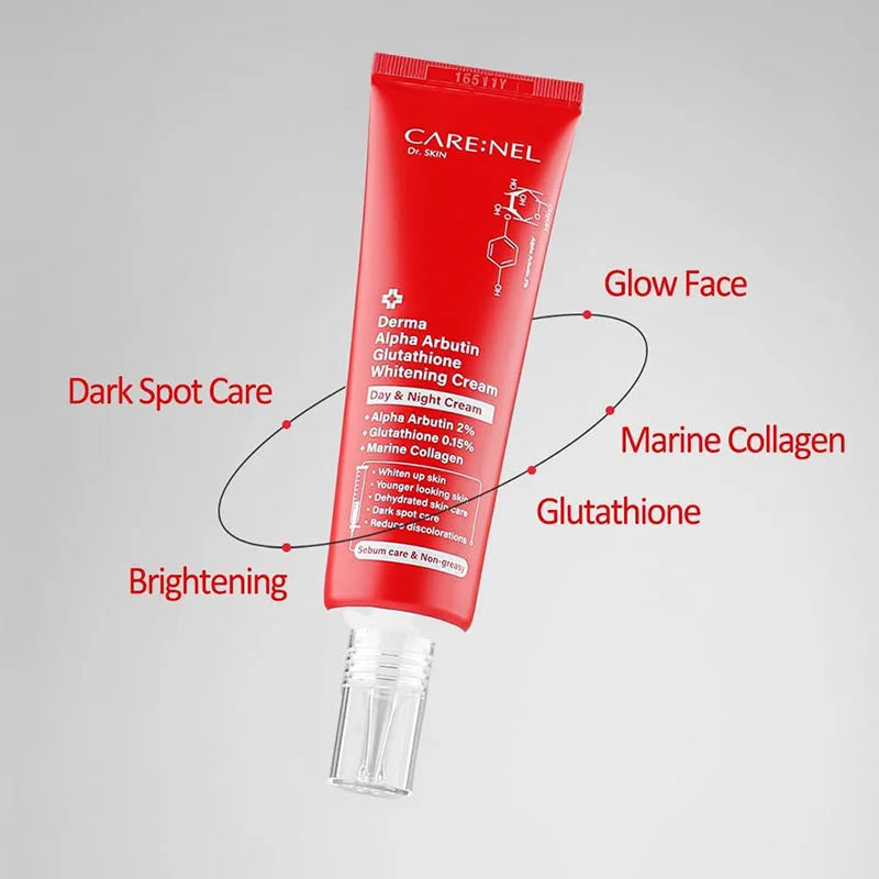 CARE:NEL Derma Alpha Arbutin Glutathione Lightening Cream – 45ml