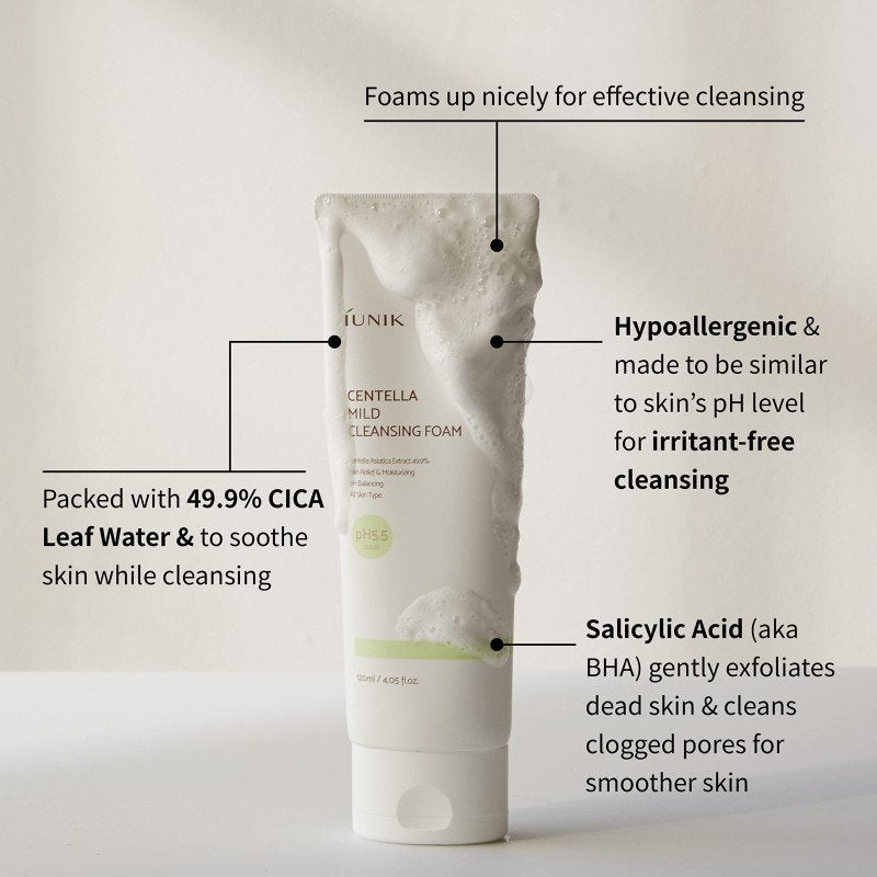 iUNIK Centella Mild Cleansing Foam 120ml