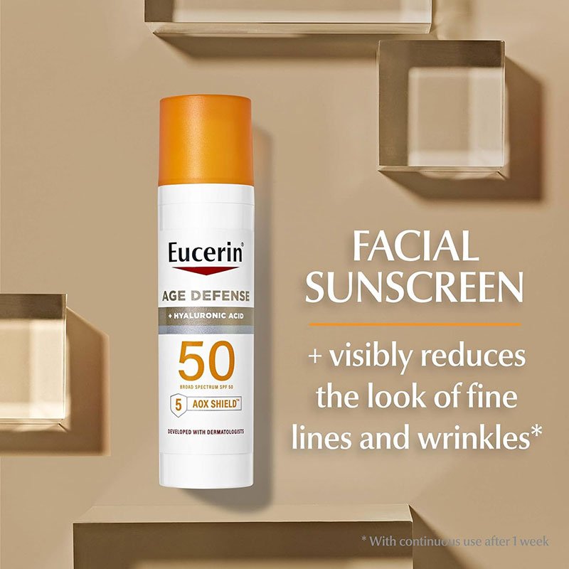 Eucerin Age Defense Lightweight Sunscreen Lotion SPF 50 – 75ml