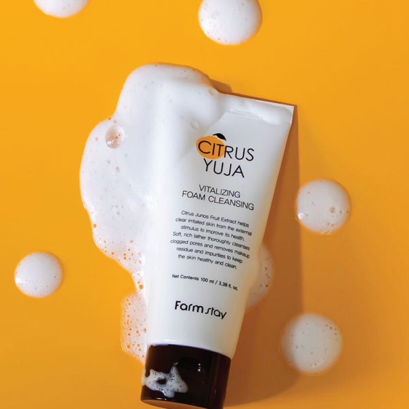 Farm Stay Citrus Yuzu Vitalizing Foam Cleansing 100ml
