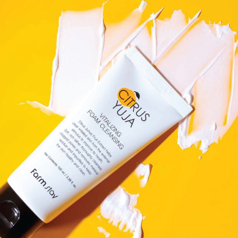 Farm Stay Citrus Yuzu Vitalizing Foam Cleansing 100ml