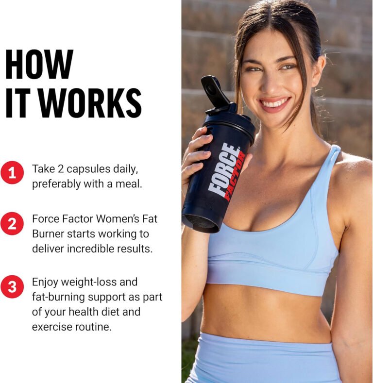 Force Factor Women’s Fat Burner – 60 Capsules