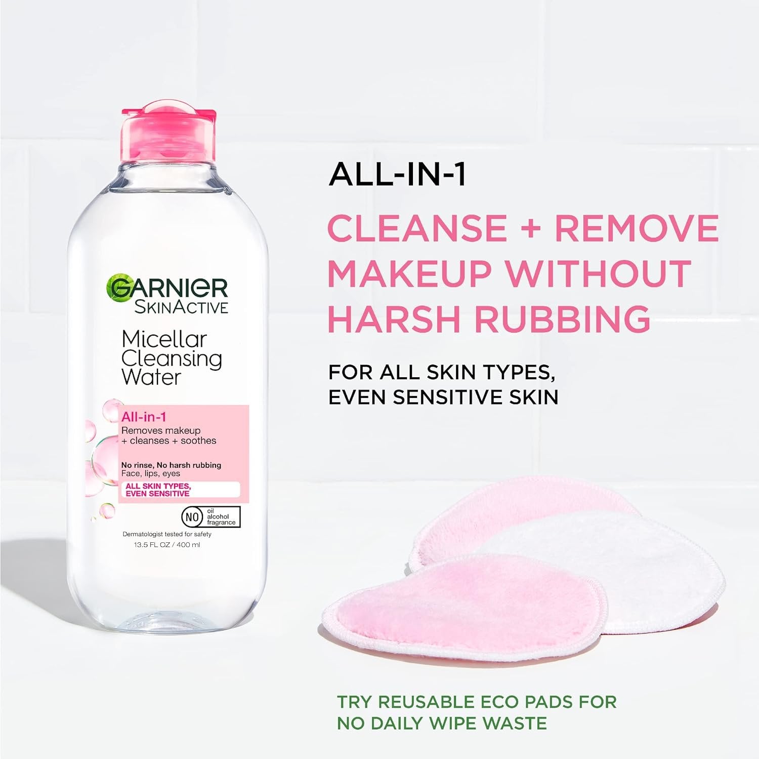 Garnier Micellar Cleansing Water Even For Sensitive Skin - 100ml