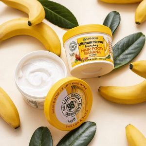 Garnier Ultimate Blends Nourishing Banana Hair Food + Vitamin C E F Hair Mask For Dry Hair 390ml