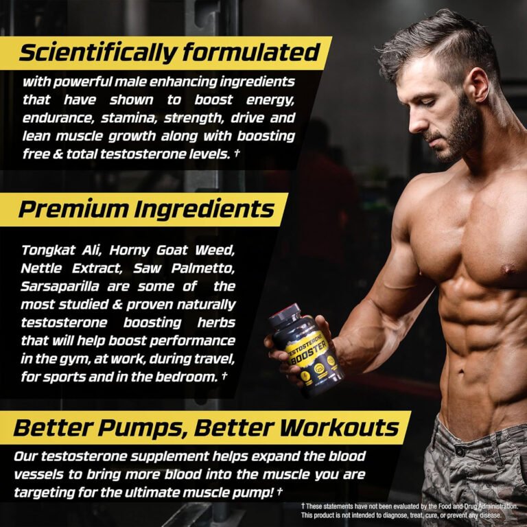 HYLITE NUTRITION Testosterone Booster – 60 Capsule