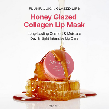 Arencia Honey Glazed Collagen Lip Mask – 15gm