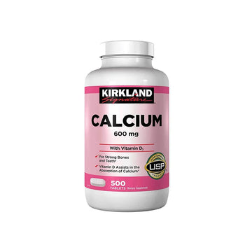 Kirkland Signature Calcium 600 mg + D3, 500 Tablets