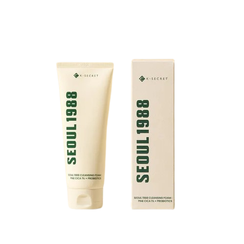 K-SECRET-SEOUL 1988 Cleansing Foam : Pine Cica 1% + Probiotics 150ml